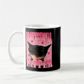 Professional Yapper Cat Funny Oddly Specific Dank Kaffeetasse (Links)