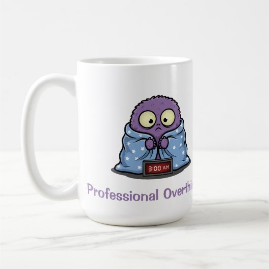 Professionaler Überdenker-Monster-Spaß Kaffeetasse (Links)