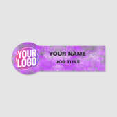 Professionalität der Signatur: Mitarbeiter für ben Namensschild (Vorderseite)