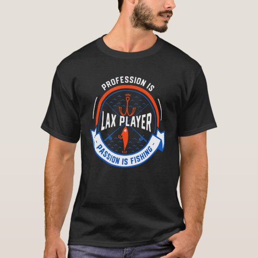 Professionalität ist Lax Player Leidenschaft ist F T-Shirt (Vorderseite)