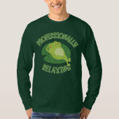 Professionally Relaxing Frog T-Shirt (Vorderseite)