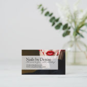 ProfessionalNail Techniker-Visitenkarte Visitenkarte (Stehend Vorderseite)