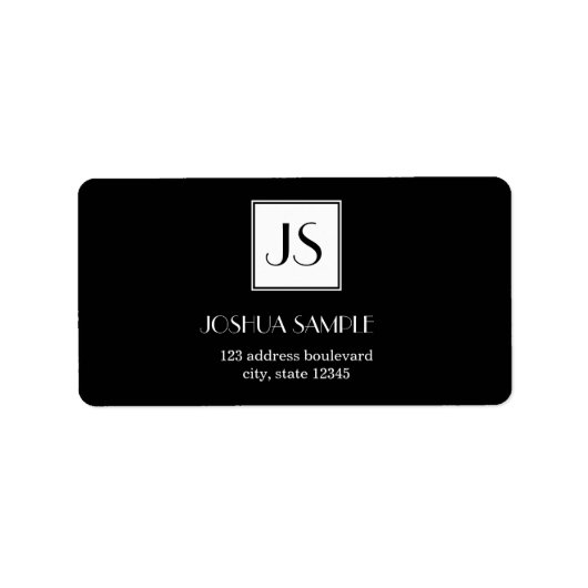 Professionell einfach adressaufkleber (Vorne)