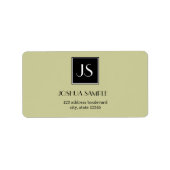 Professionell einfach adressaufkleber (Vorne)