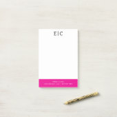 Professionell Einfach Weiß Post-it Klebezettel (Auf Schreibtisch)