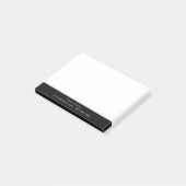 Professionell Einfach Weiß Post-it Klebezettel (angewinkelt)