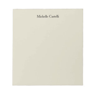 Professionell Einzigartig Klassisch Einfach Notizblock