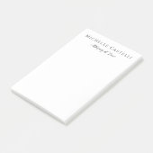 Professionell Einzigartig Klassisch Einfach Schwar Post-it Klebezettel (angewinkelt)