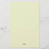 Professionell Einzigartig Klassisch Schlicht Briefpapier (Rückseite)