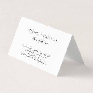 Professionell Einzigartig Minimalistisch Einfach S Visitenkarten