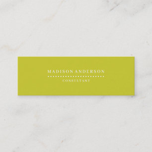 Professionell Elegant Modern Mini Visitenkarte