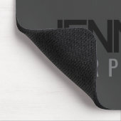 Professionell elegant modern minimalist Namen hinz Mousepad (Ecke)