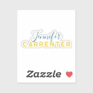 Professionell elegant modern minimalist schlicht aufkleber