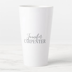 Professionell elegant modern minimalist schlicht milchtasse