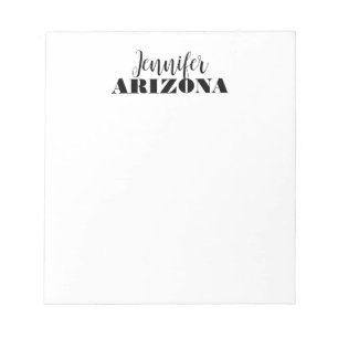 Professionell elegant modern minimalist schlicht notizblock