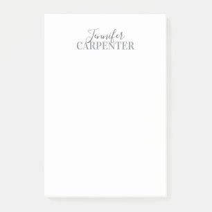 Professionell elegant modern minimalist schlicht post-it klebezettel