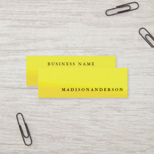 Professionell Elegant Modern Minimalistisch Maßges Mini Visitenkarte