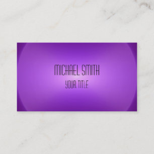 Professionell Elegant Modern Violetter Blur Visitenkarte