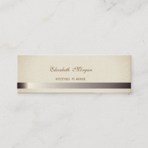 Professionell Elegant Stylisch Glitzernd Mini Visitenkarte
