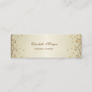 Professionell Elegant Stylisch Raffiniert Mini Visitenkarte