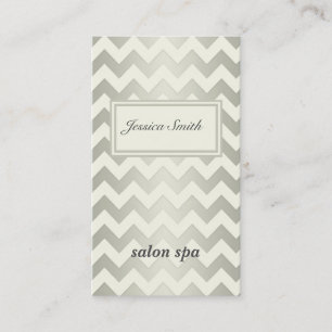 Professionell elegante klassische Vintage-Chevron Visitenkarte
