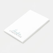 Professionell elegante moderne minimalist schlicht post-it klebezettel (angewinkelt)