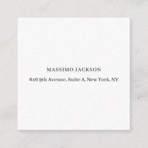 Professionell elegante moderne minimalistische Hin Begleitkarte