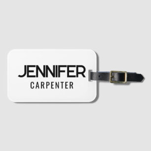 Professionell elegante moderne minimalistische Hin Gepäckanhänger