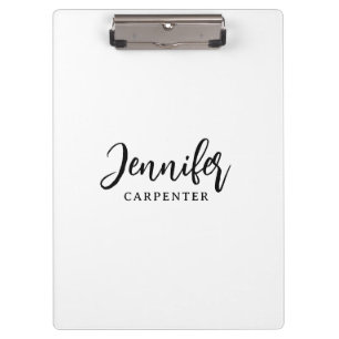 Professionell elegante moderne minimalistische Hin Klemmbrett