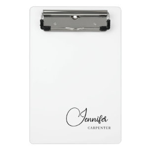 Professionell elegante moderne minimalistische Hin Mini Klemmbrett