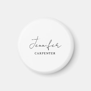 Professionell elegante moderne minimalistische Nam Magnet