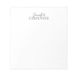 Professionell elegante moderne minimalistische Sch Notizblock