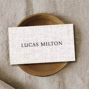 Professionell elegante Textur Beige Berater  Visitenkarte
