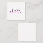 Professionell eleganter moderner minimalistischer begleitkarte (Vorne/Hinten)