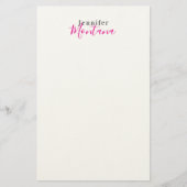 Professionell eleganter moderner minimalistischer briefpapier (Vorderseite)