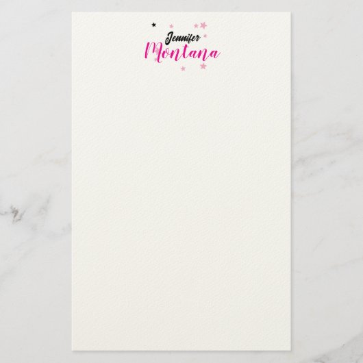 Professionell eleganter moderner minimalistischer briefpapier (Vorderseite)