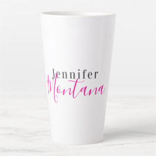Professionell eleganter moderner minimalistischer milchtasse