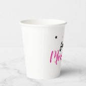 Professionell eleganter moderner minimalistischer  pappbecher (Rechts)