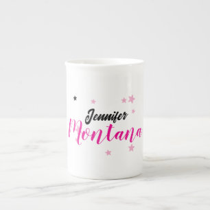 Professionell eleganter moderner minimalistischer porzellantasse