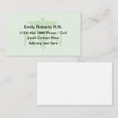 Professionell entwickelte RN Medical Business Card Visitenkarte (Vorne/Hinten)