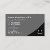 Professionell gestaltete Visitenkarten für Anwälte Visitenkarte (Vorderseite)