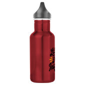 Professionell gestaltete Wasserflasche (Links)