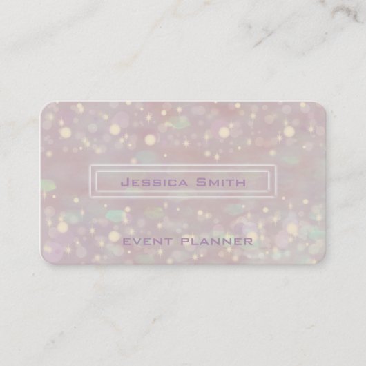 Professionell glamourös elegante Buche Visitenkarte (Vorderseite)