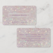 Professionell glamourös elegante Buche Visitenkarte (Vorne/Hinten)