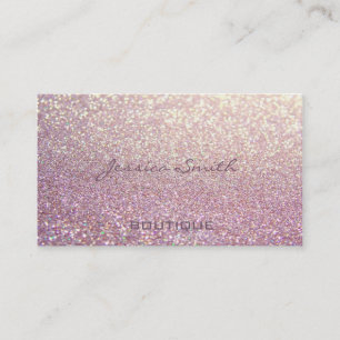 Professionell glamourös elegante Glitterie Visitenkarte