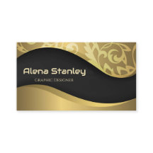 Professionell Gold Schwarz Elegant