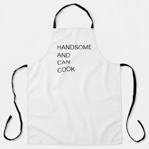 Professionell Gutaussehend und kann kochen Lustig Schürze