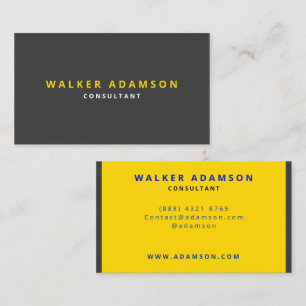 Professionell Luxus Gold & Matt Schwarz Visitenkarte