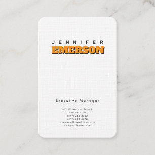 Professionell minimalistisches modernes Design Visitenkarte