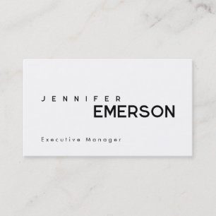 Professionell minimalistisches modernes Design Visitenkarte